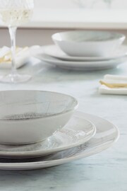 12 Piece Grey Swirl Dinner Set - Image 3 of 7