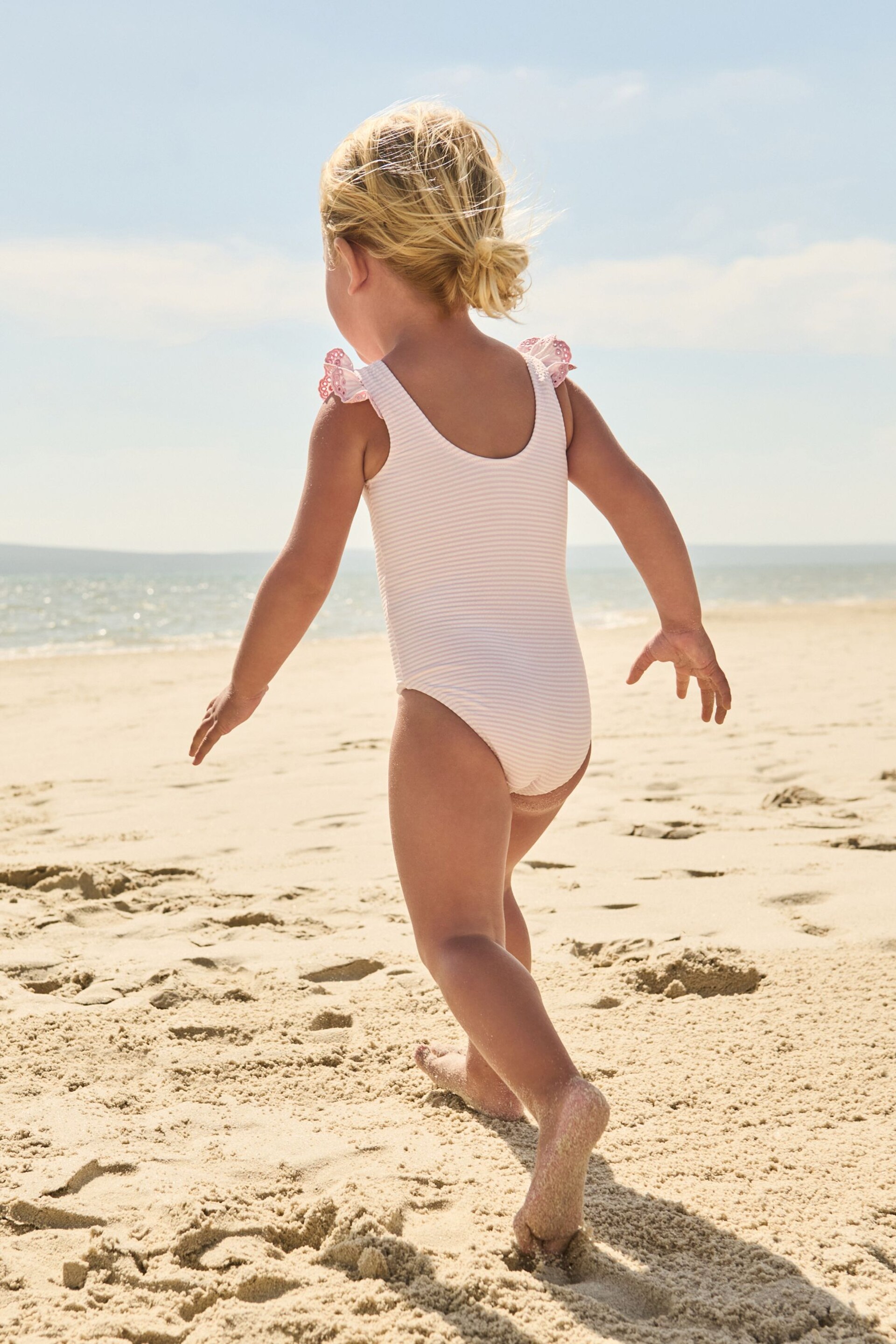 Yellow Daisy Frill Swimsuit (3mths-7yrs) - Image 5 of 7