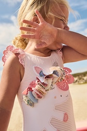 Yellow Daisy Frill Swimsuit (3mths-7yrs) - Image 6 of 7