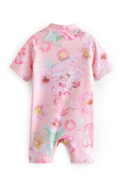 Pink Floral Sunsafe Swimsuit (3mths-7yrs) - Image 7 of 8