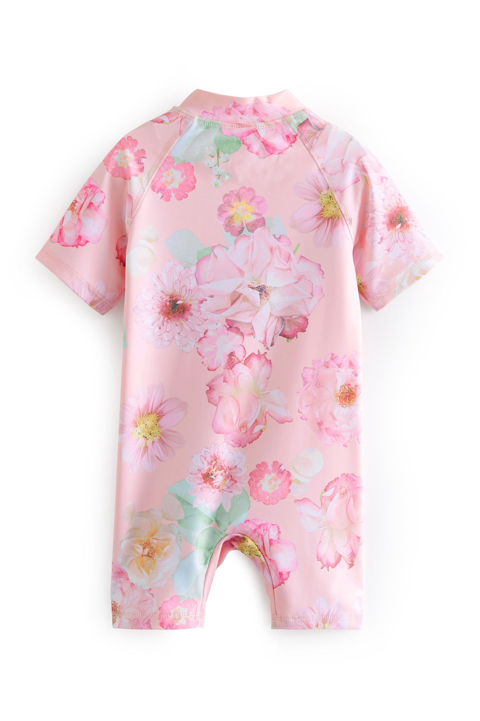 Pink Floral Sunsafe Swimsuit (3mths-7yrs) - Image 7 of 8
