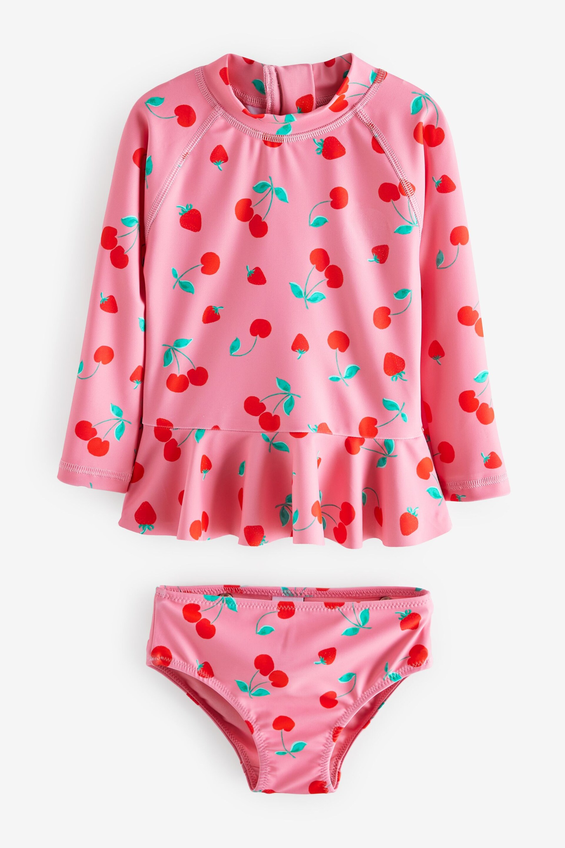 Pink Cherry Sunsafe Swim 2 Piece Set (3mths-7yrs) - Image 7 of 9