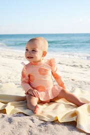 Orange Peach Sunsafe Swim 2 Piece Set (0mths-3yrs) - Image 2 of 9