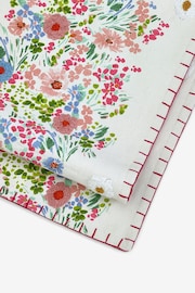 Pink Embroidered Lisse Floral Kitchen Table Runner - Image 5 of 5