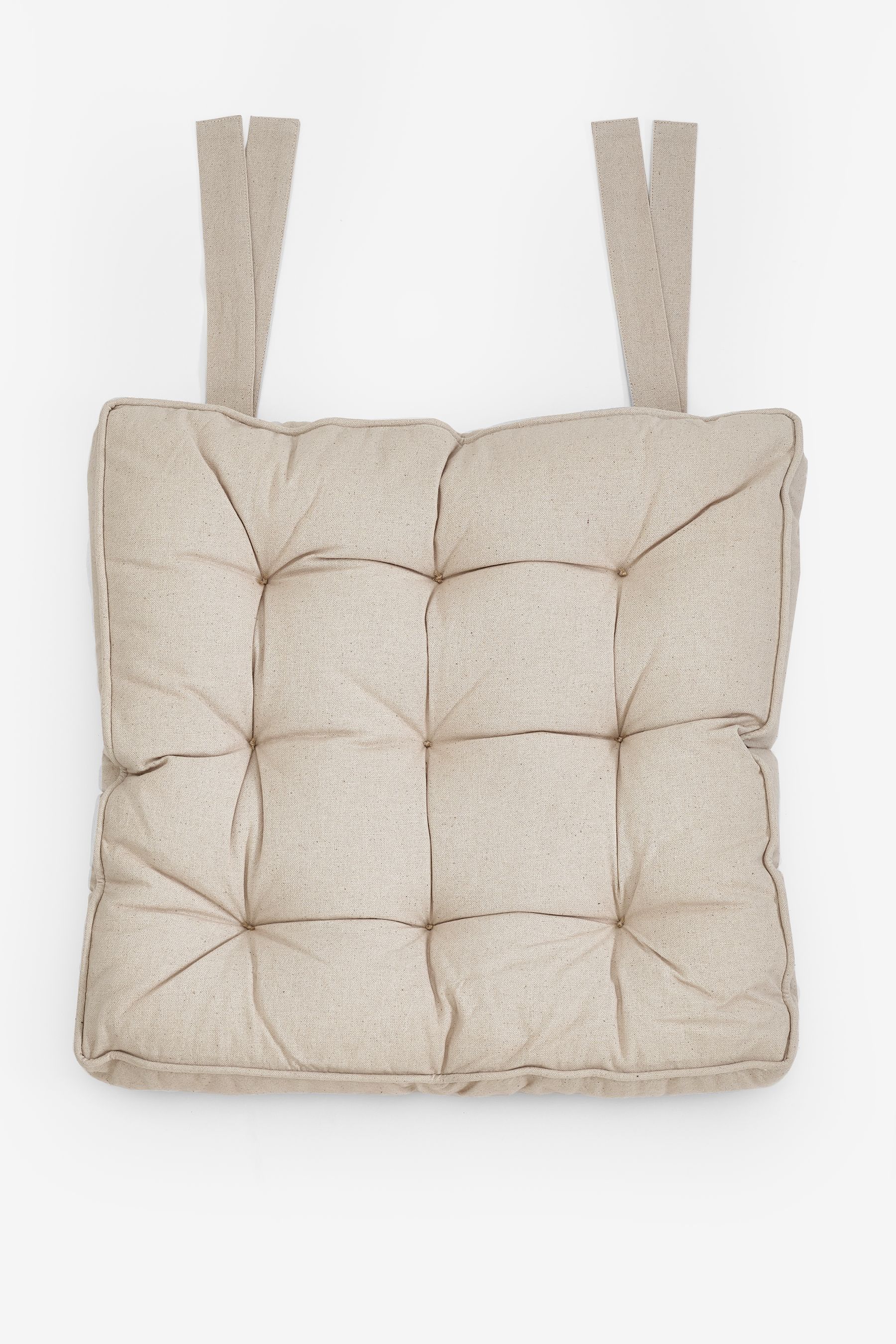 Buy Natural Linen Look Padded 100 Cotton Seat Pad from the Next UK online shop