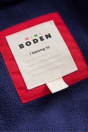 Boden Red Lined Padded Winter Coat - Image 4 of 4