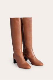 Boden Brown Erica Knee High Leather Boots - Image 4 of 5