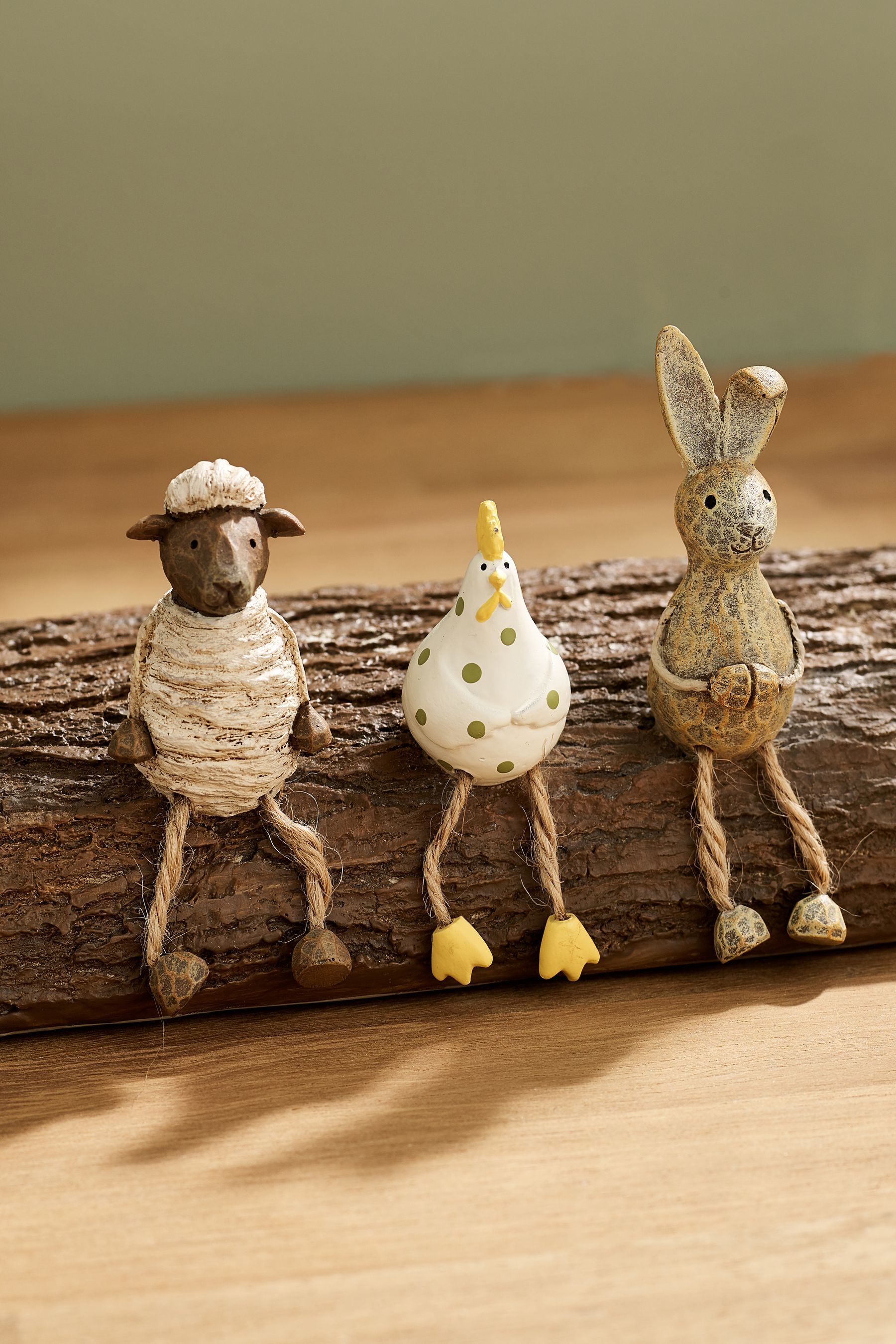 Buy Natural Easter Animals Kitchen Roll Holder from Next Luxembourg