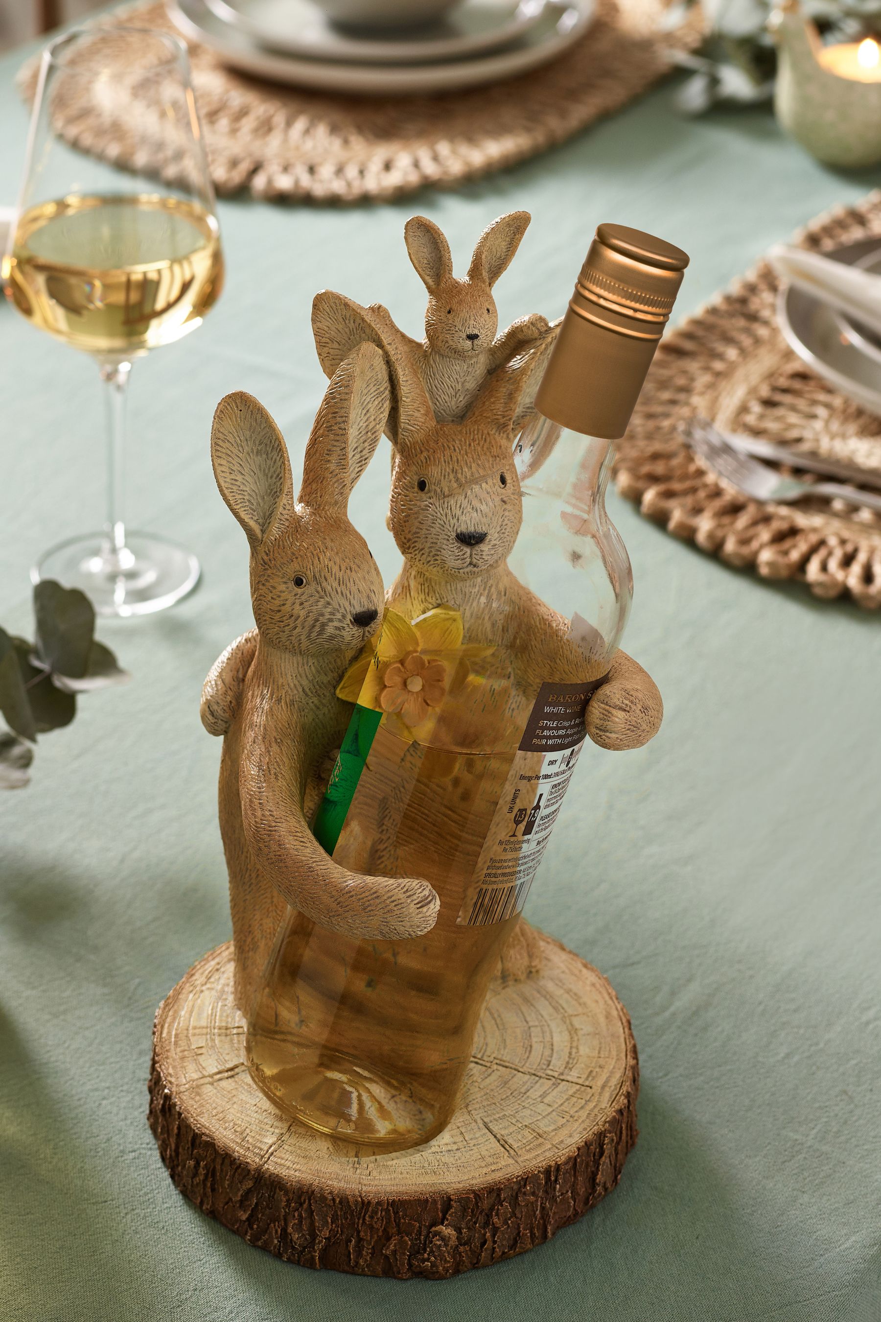 Rabbit space saver wine rack online