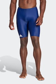 adidas Blue Solid Swim Jammers - Image 1 of 5