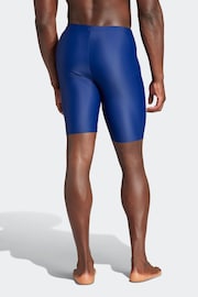 adidas Blue Solid Swim Jammers - Image 2 of 5