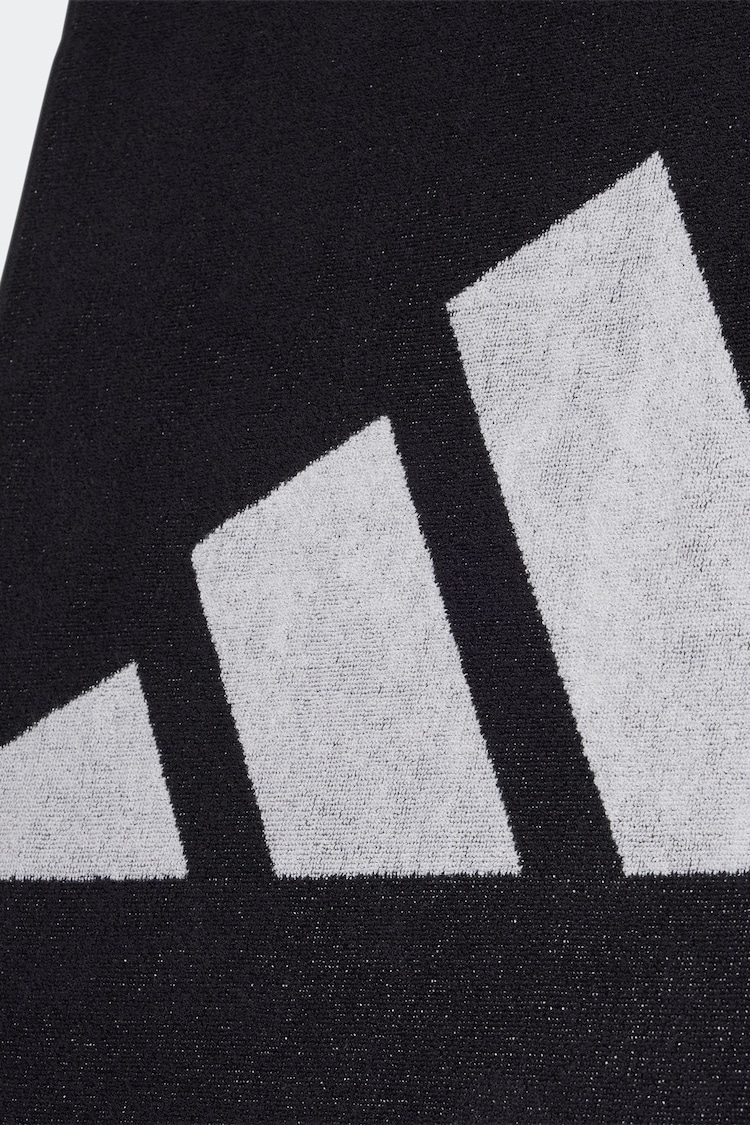 adidas Black Small Towel - Image 3 of 3