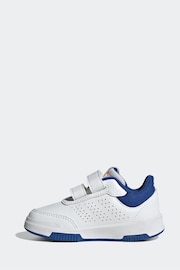 adidas Blue/Yellow Tensaur Hook and Loop Shoes - Image 2 of 8
