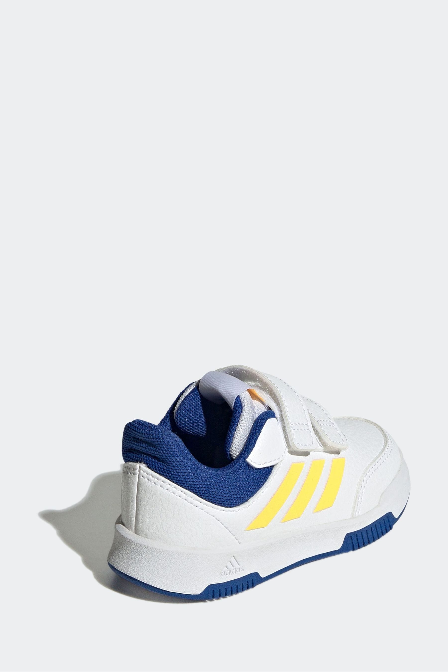 Blue and yellow adidas trainers shop