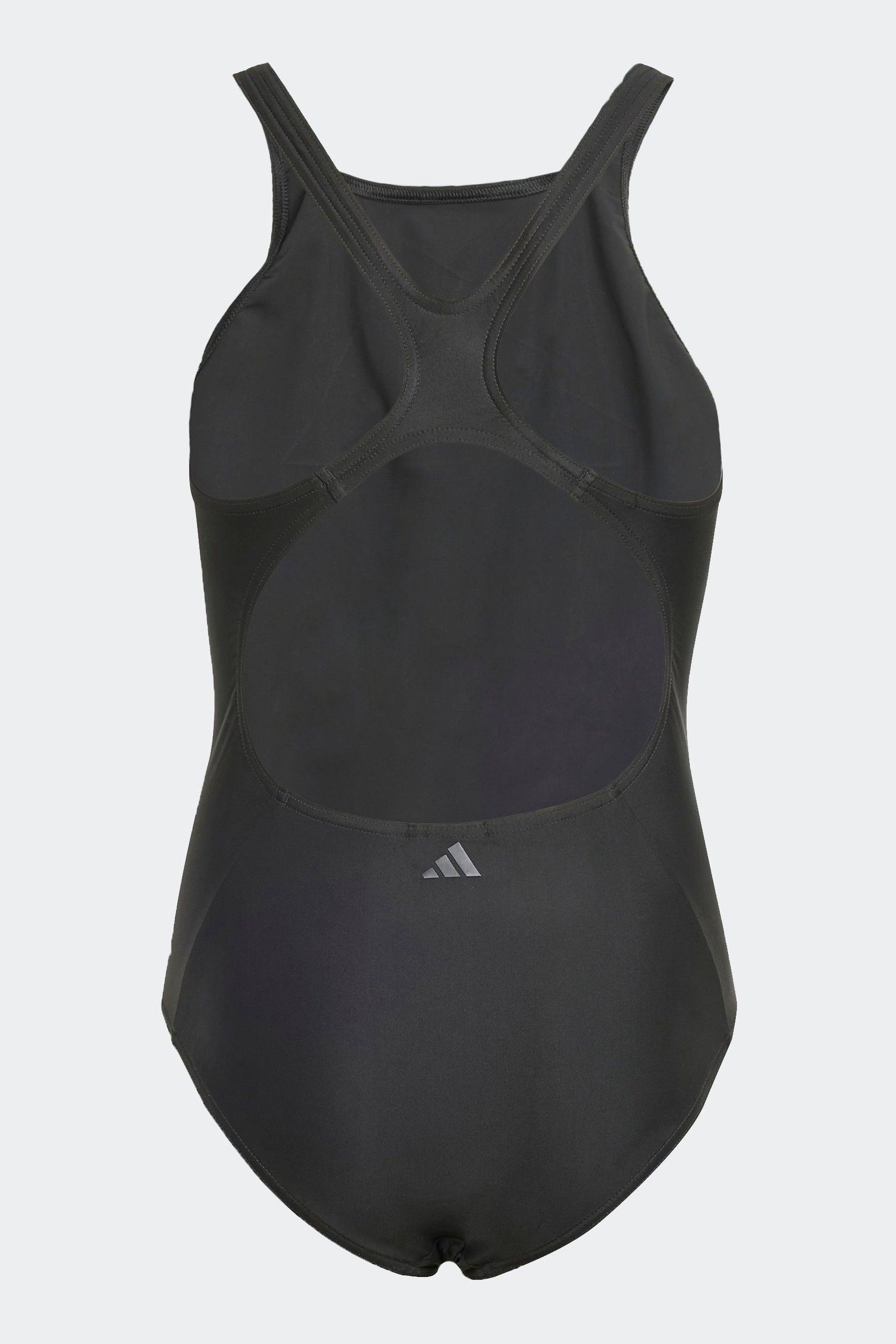 Buy adidas Black Big Kids Bars Swimsuit from Next Luxembourg