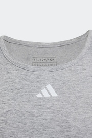 adidas Grey Kids Luxe Crop Top - Image 4 of 5