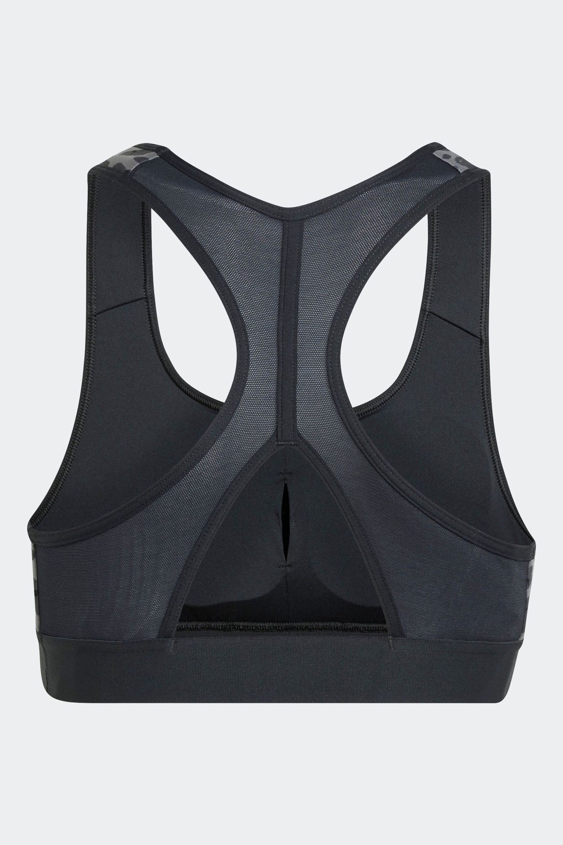 adidas Grey Kids Sportswear Powerreact Sports Bra - Image 2 of 6