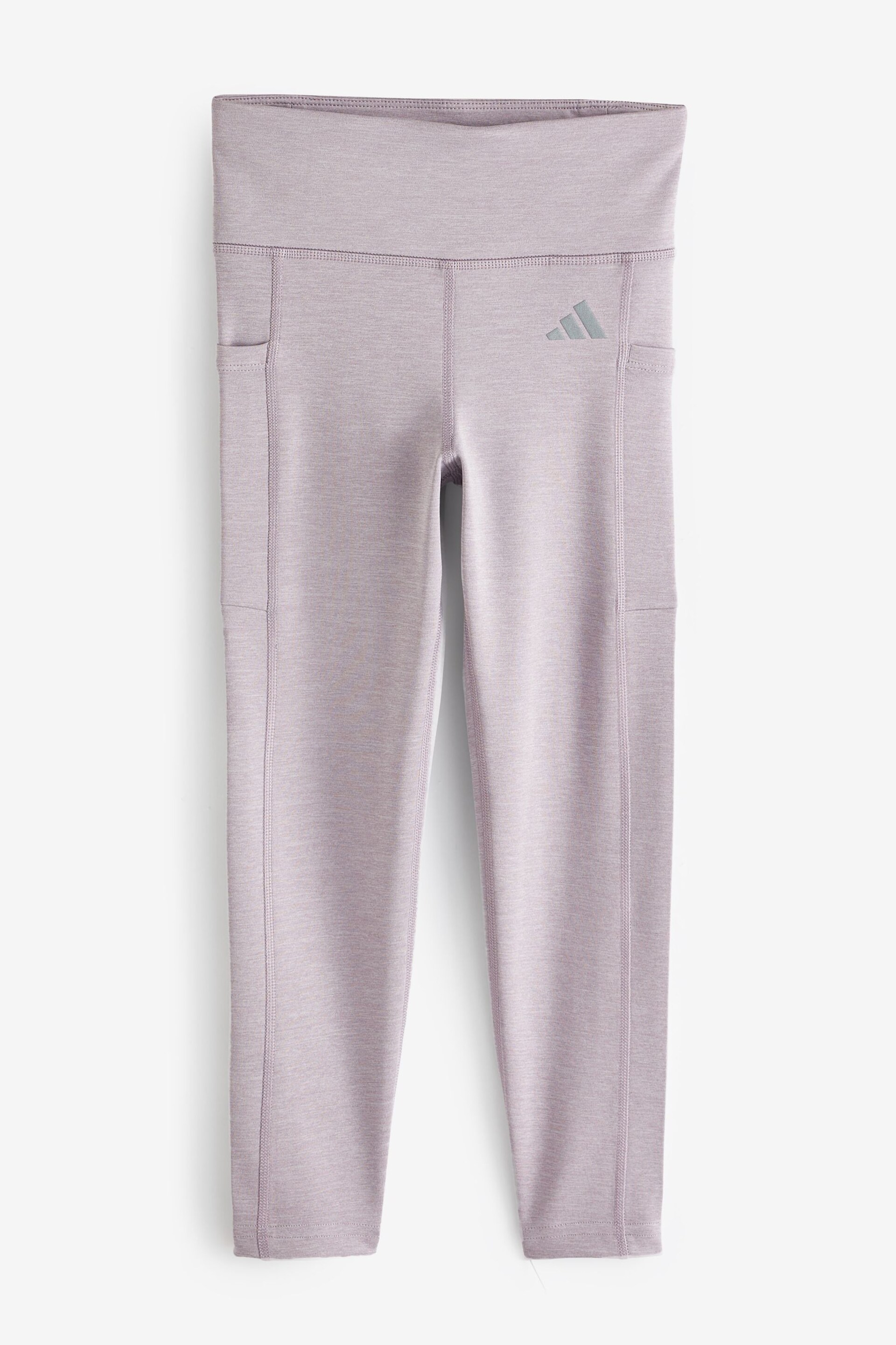 adidas Purple Kids Sportswear Optime Luxe 7/8 Leggings - Image 1 of 1