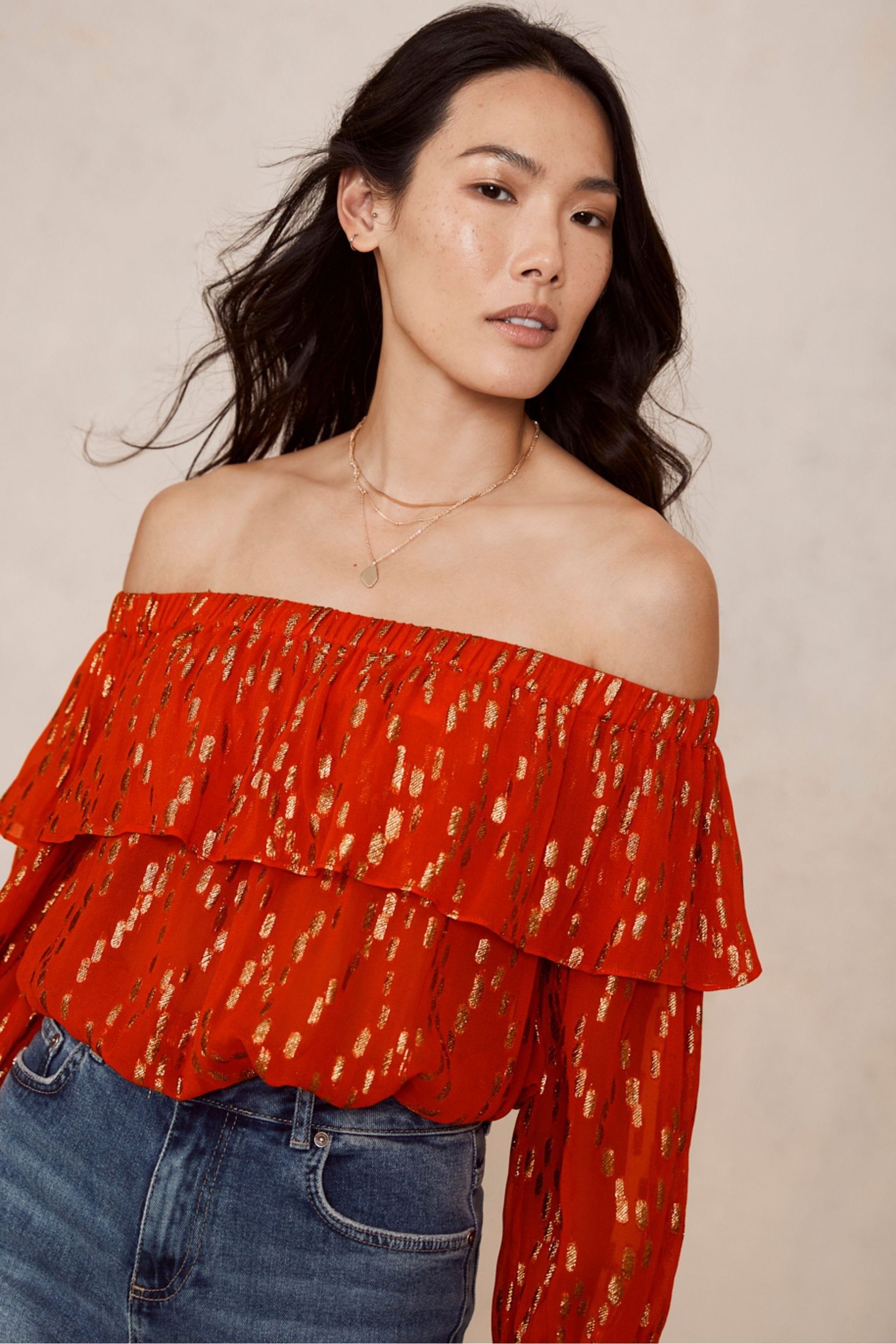 Mint velvet bardot top discount