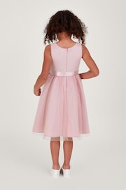 Monsoon Pink Layla 3D Scuba Dress - Image 2 of 5