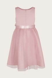 Monsoon Pink Layla 3D Scuba Dress - Image 4 of 5