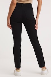 Simply Be Black High Waist Super Stretch Slim Leg Lexi Jeans - Image 2 of 4