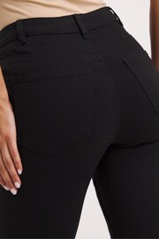 Simply Be Black High Waist Super Stretch Slim Leg Lexi Jeans - Image 4 of 4