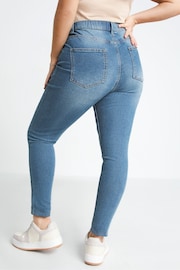 Simply Be Mid Blue 24/7 Skinny Jeans - Image 2 of 4