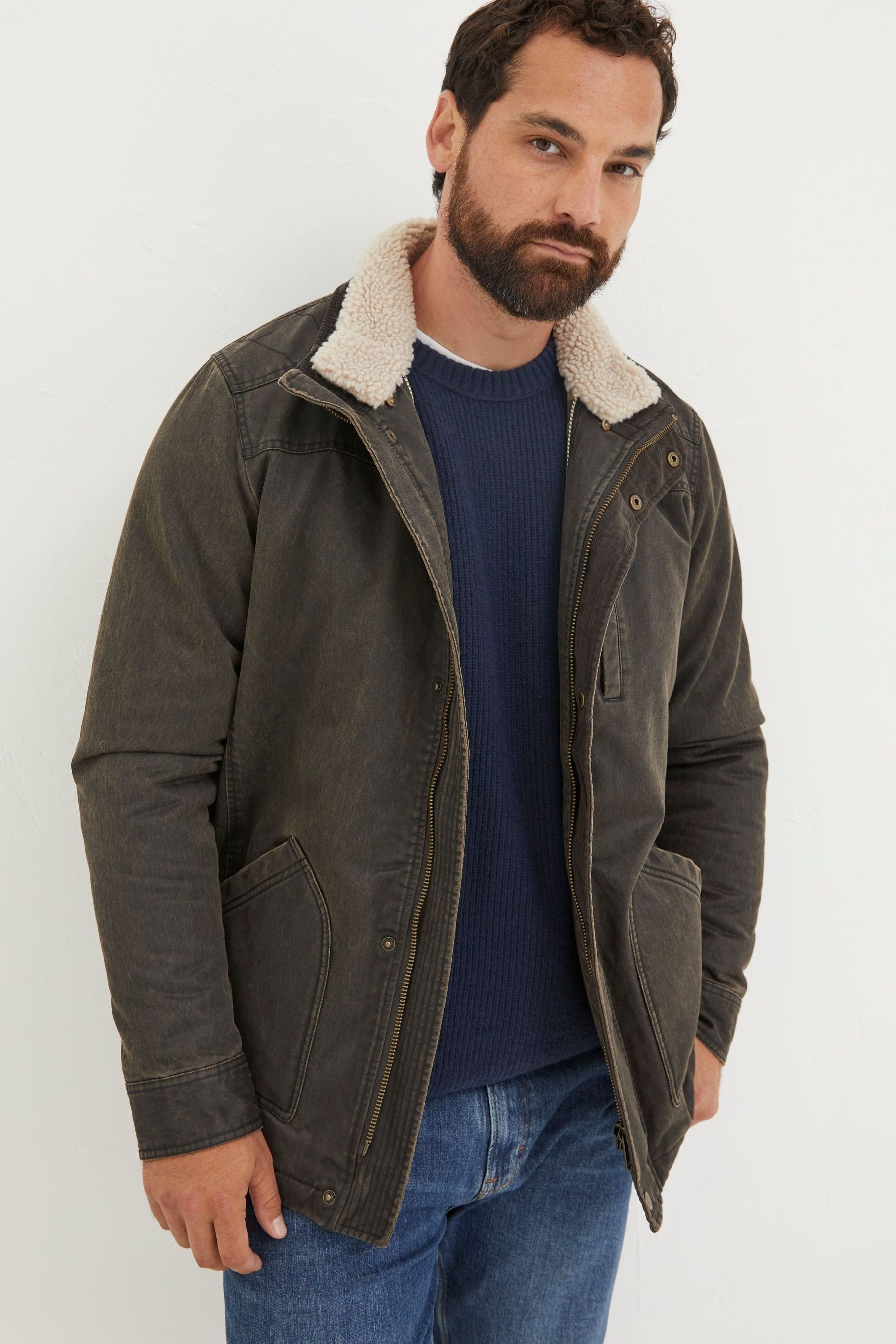 Fat face waxed broadsands jacket discount