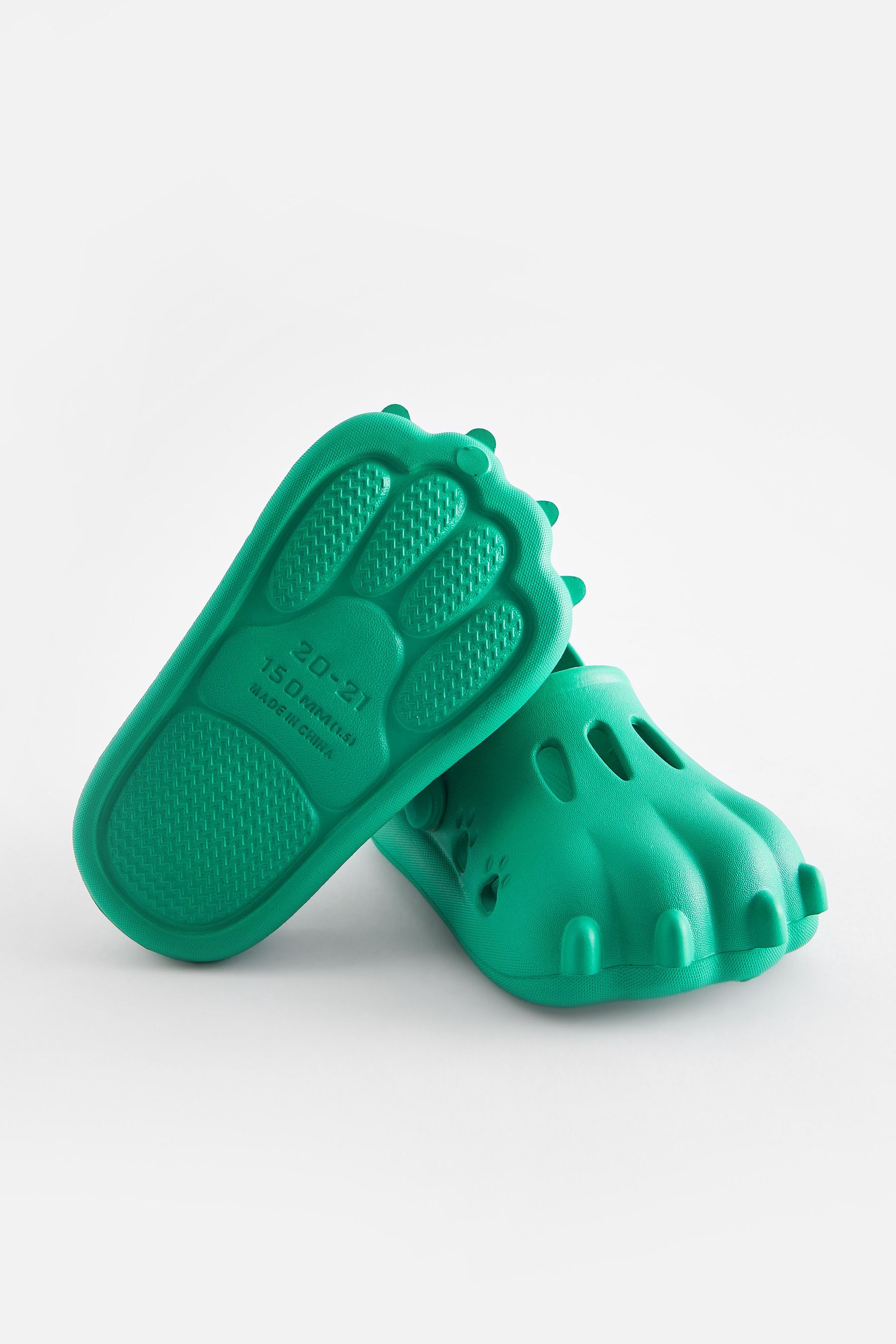 Buy Bright Green 3D Claw Clogs from Next Denmark