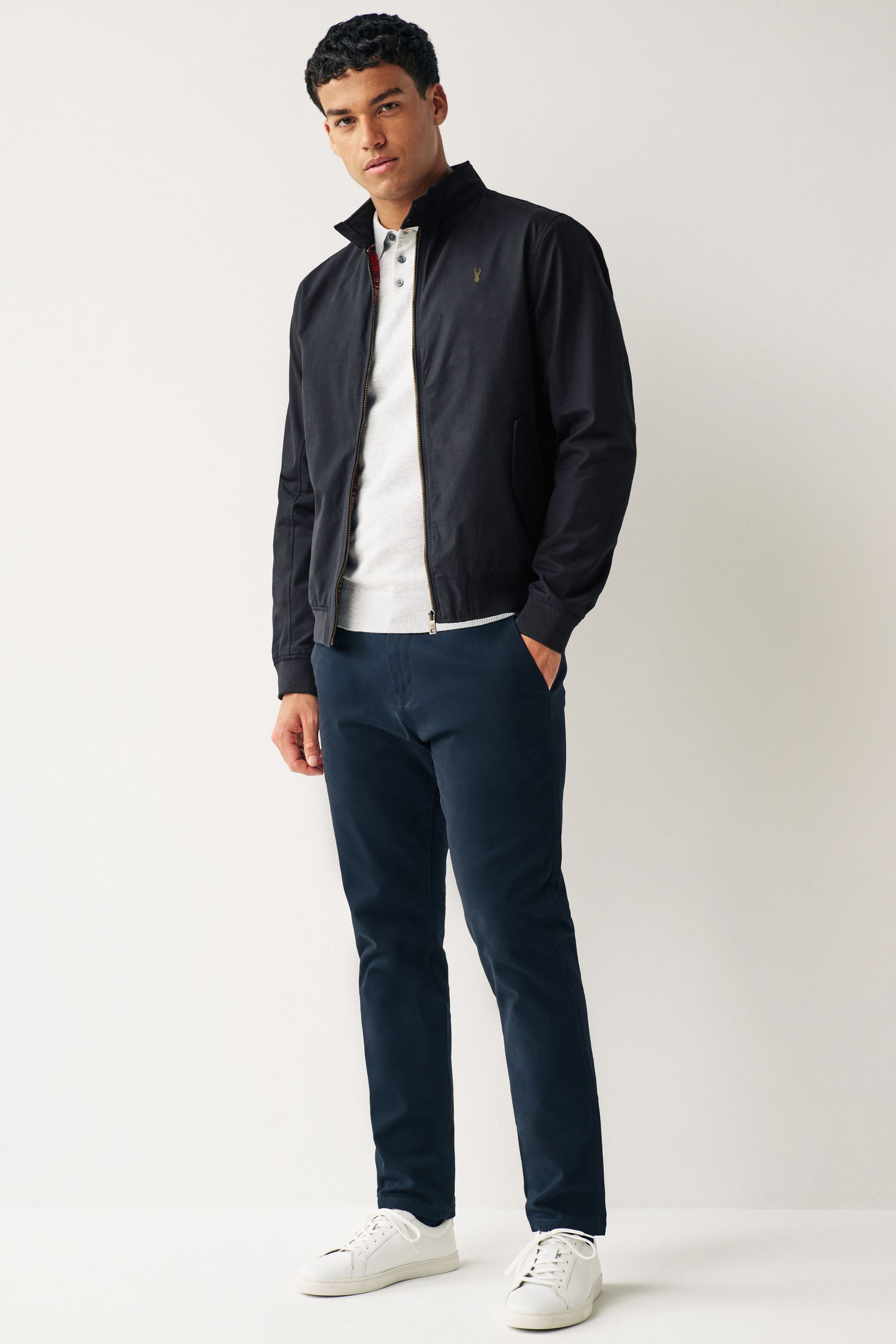 Lined harrington jacket new arrivals