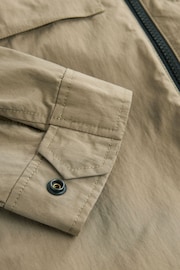 Natural Hooded Utility Shacket - Image 10 of 11