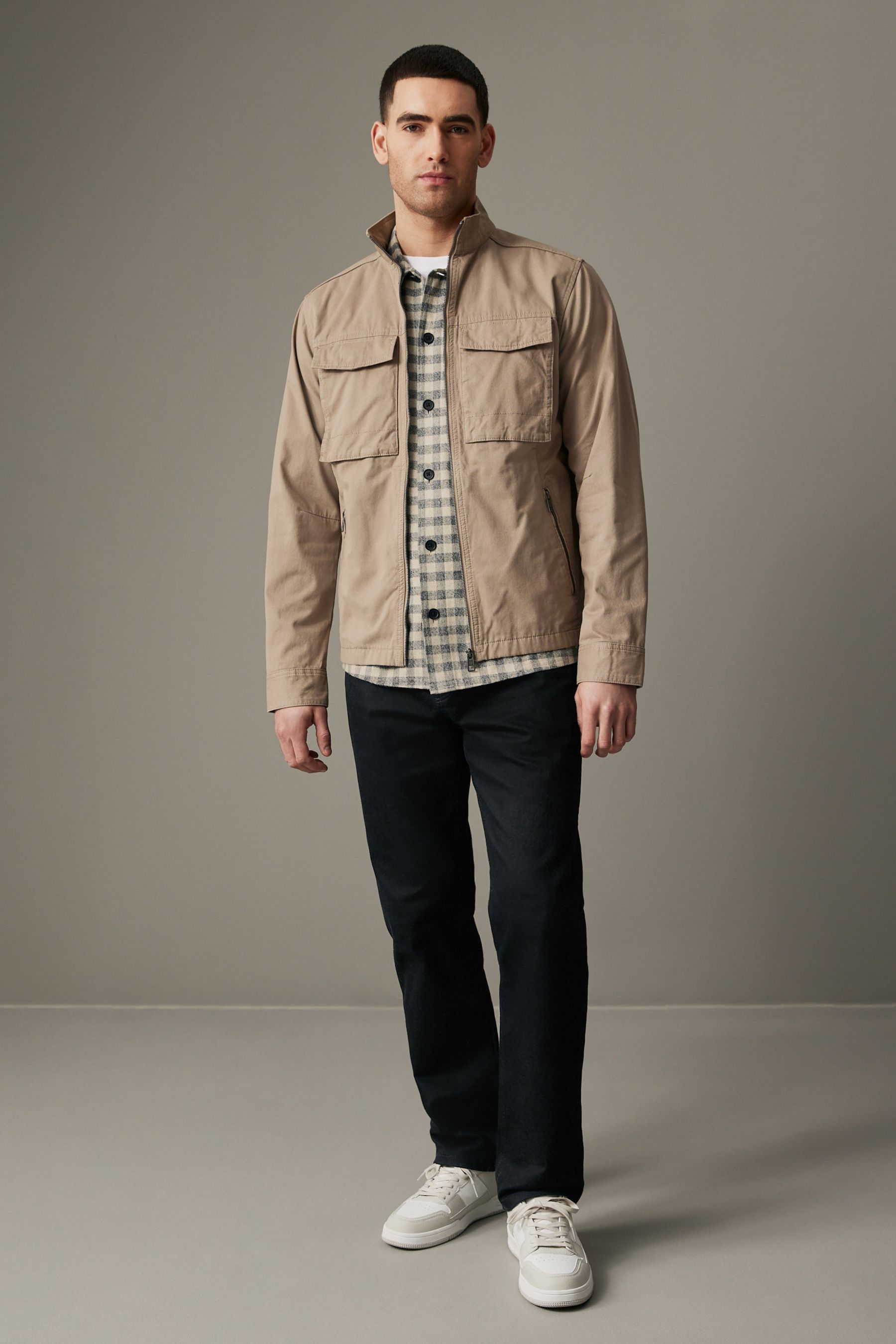 Zip up shacket 2025