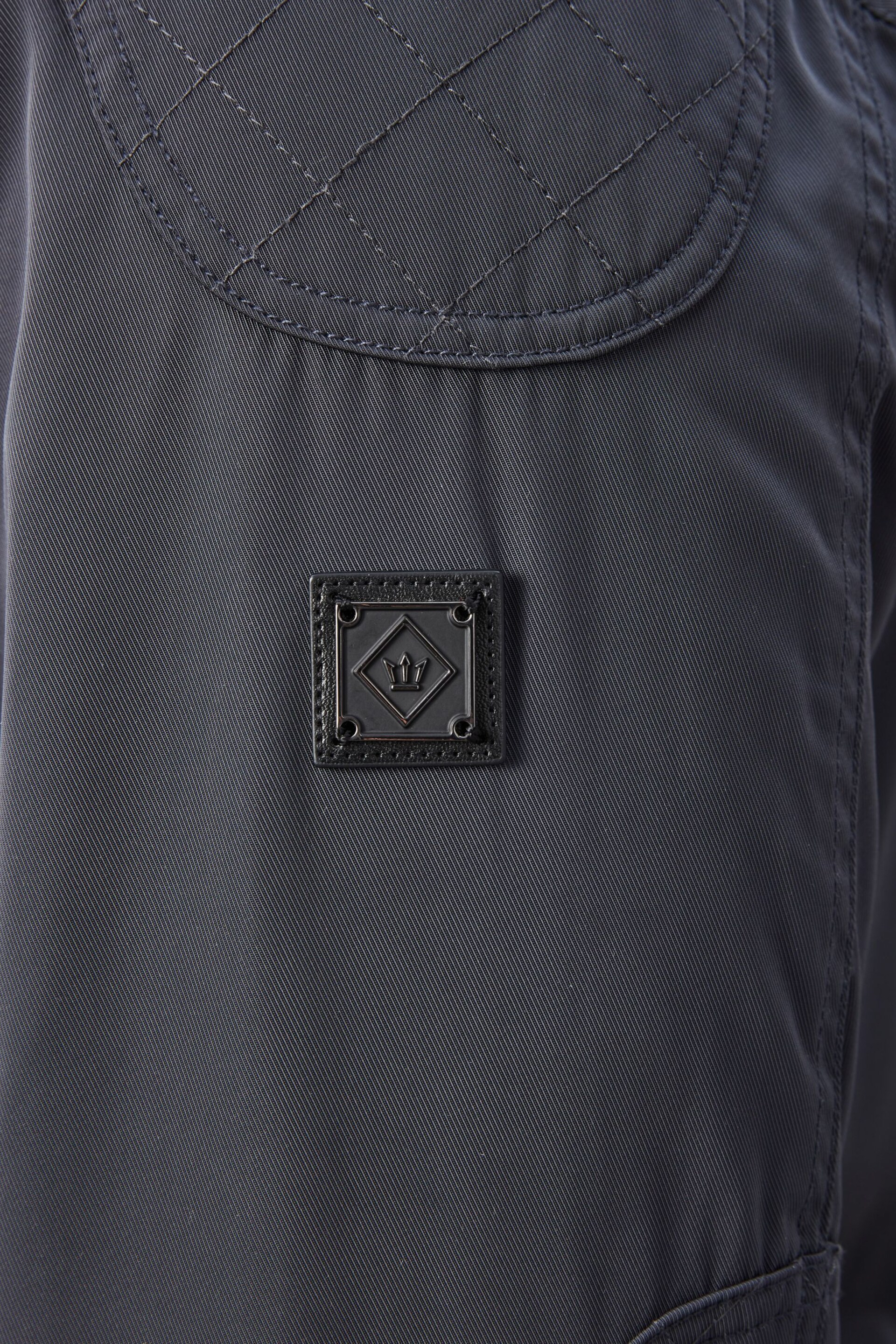 Blue Shower Resistant Racer Jacket - Image 10 of 17