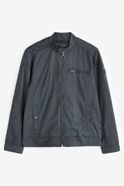 Blue Shower Resistant Racer Jacket - Image 11 of 17