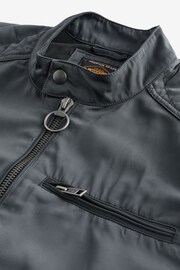 Blue Shower Resistant Racer Jacket - Image 13 of 17