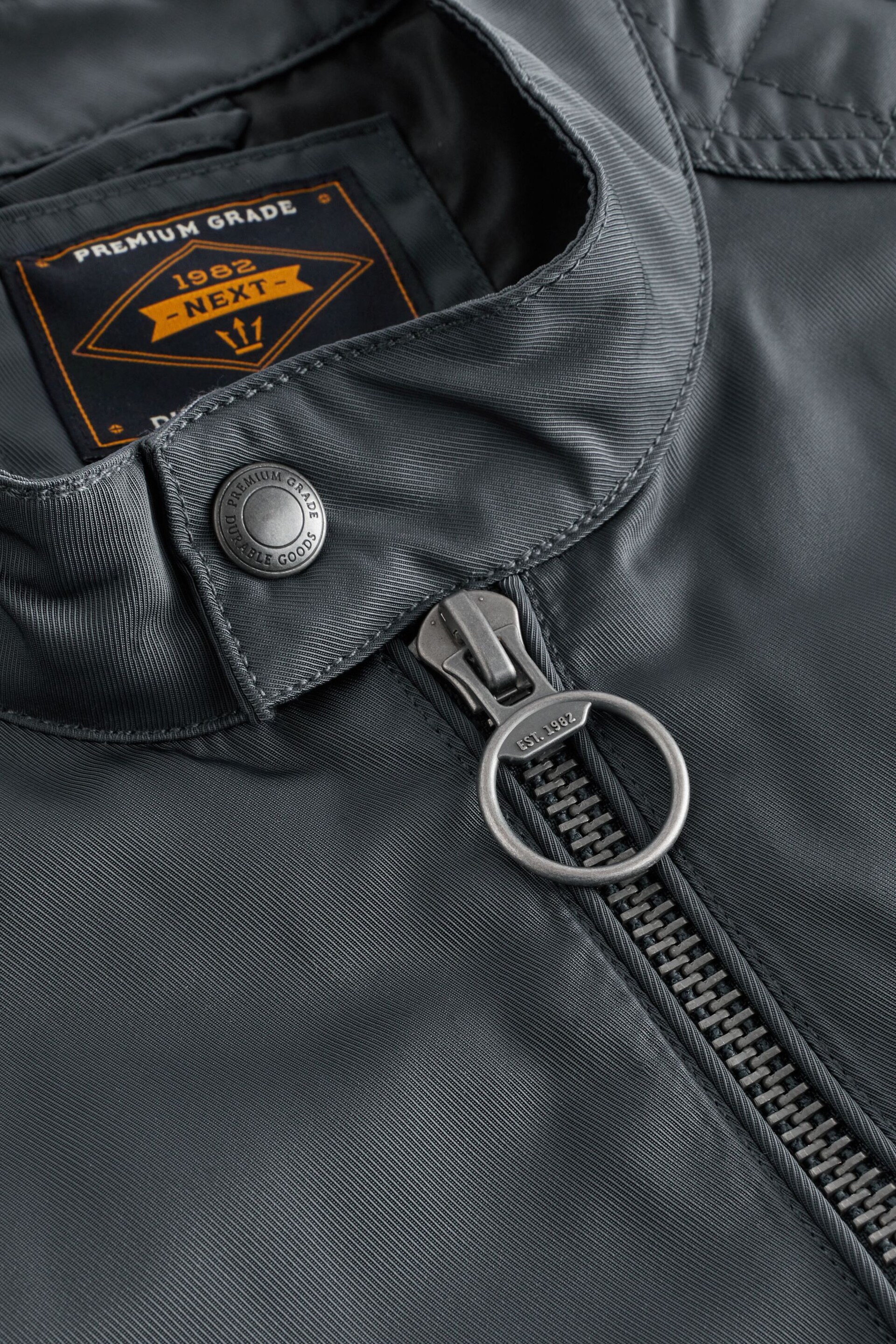 Blue Shower Resistant Racer Jacket - Image 15 of 17