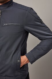 Blue Shower Resistant Racer Jacket - Image 7 of 17