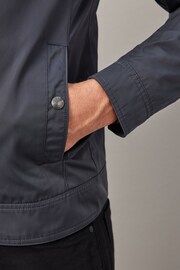 Blue Shower Resistant Racer Jacket - Image 8 of 17