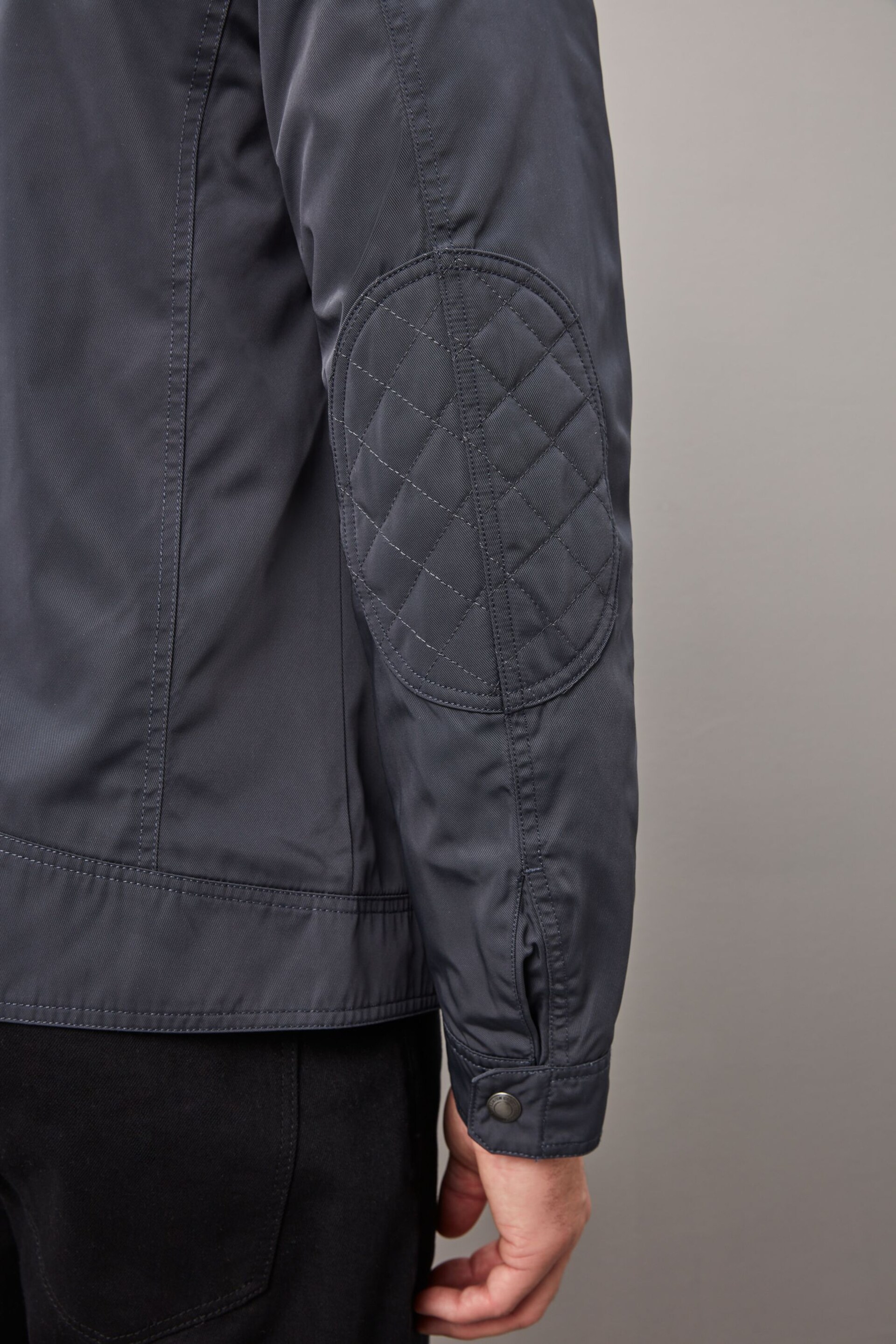 Blue Shower Resistant Racer Jacket - Image 9 of 17