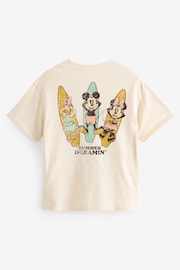 Cream Oversized Sequin Minnie Mouse License T-Shirt (3-16yrs) - Image 6 of 7