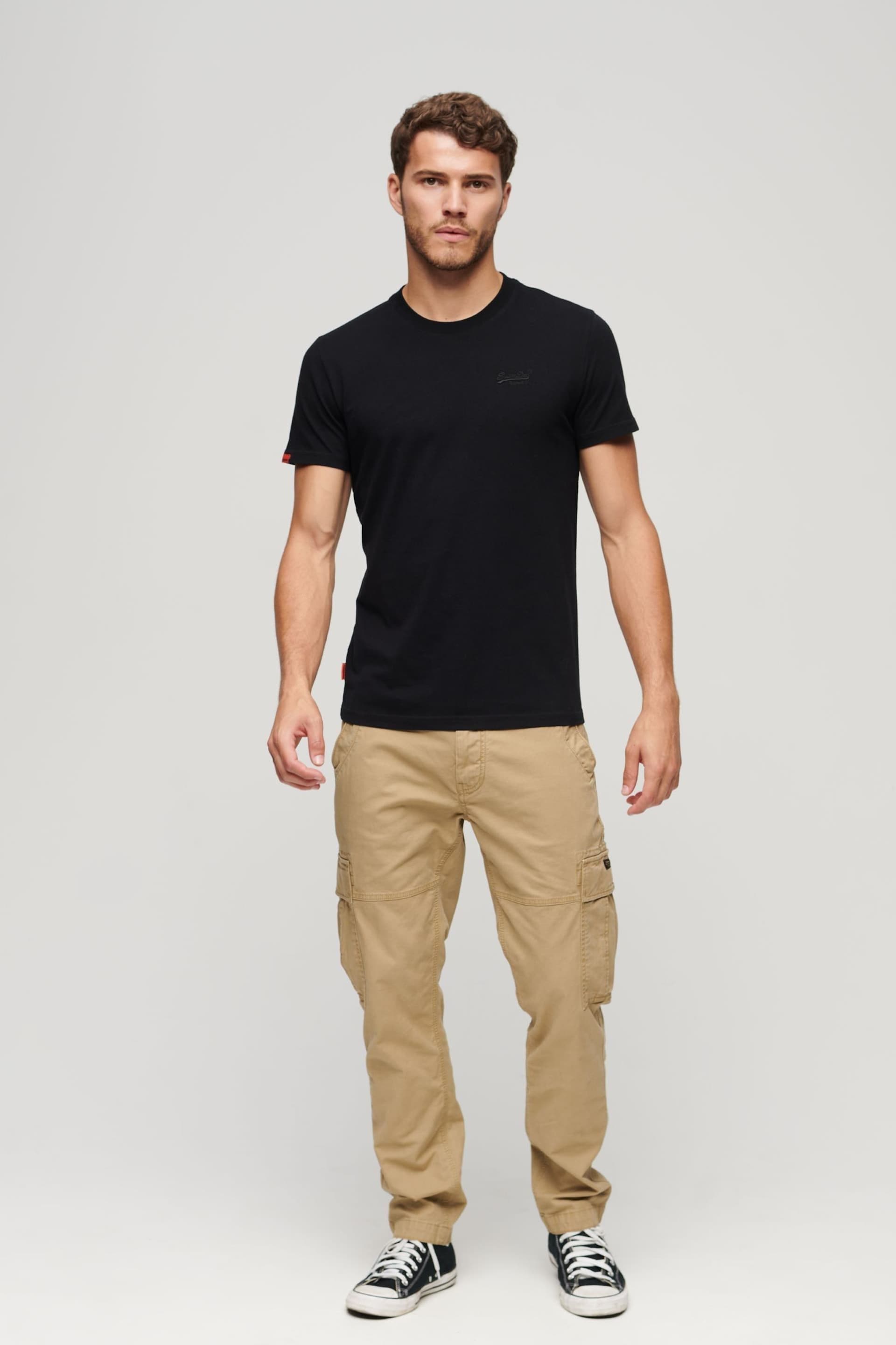 Superdry Cream Core Cargo Trousers - Image 3 of 9