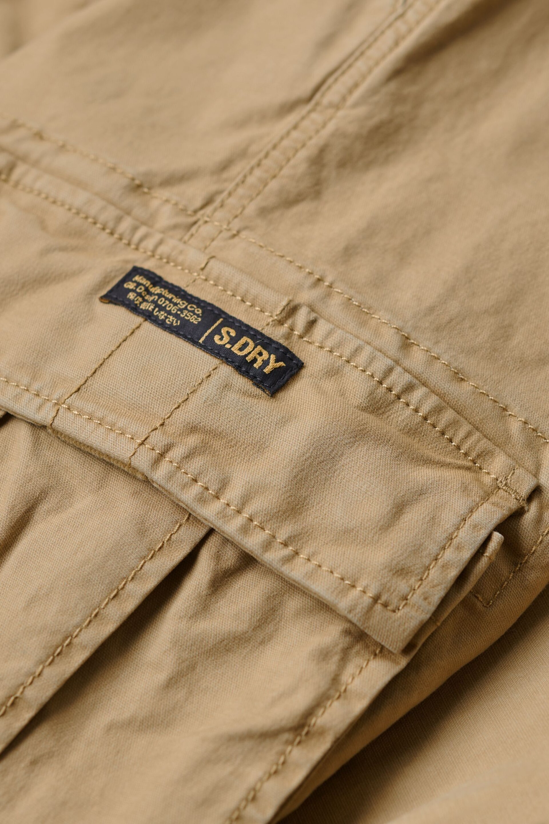 Superdry Cream Core Cargo Trousers - Image 8 of 9