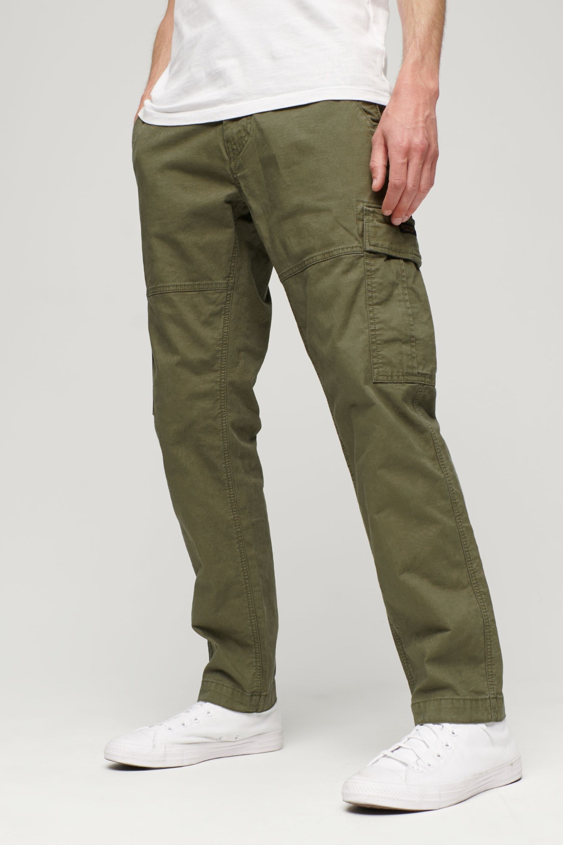 Superdry Green Core Cargo Trousers - Image 7 of 7