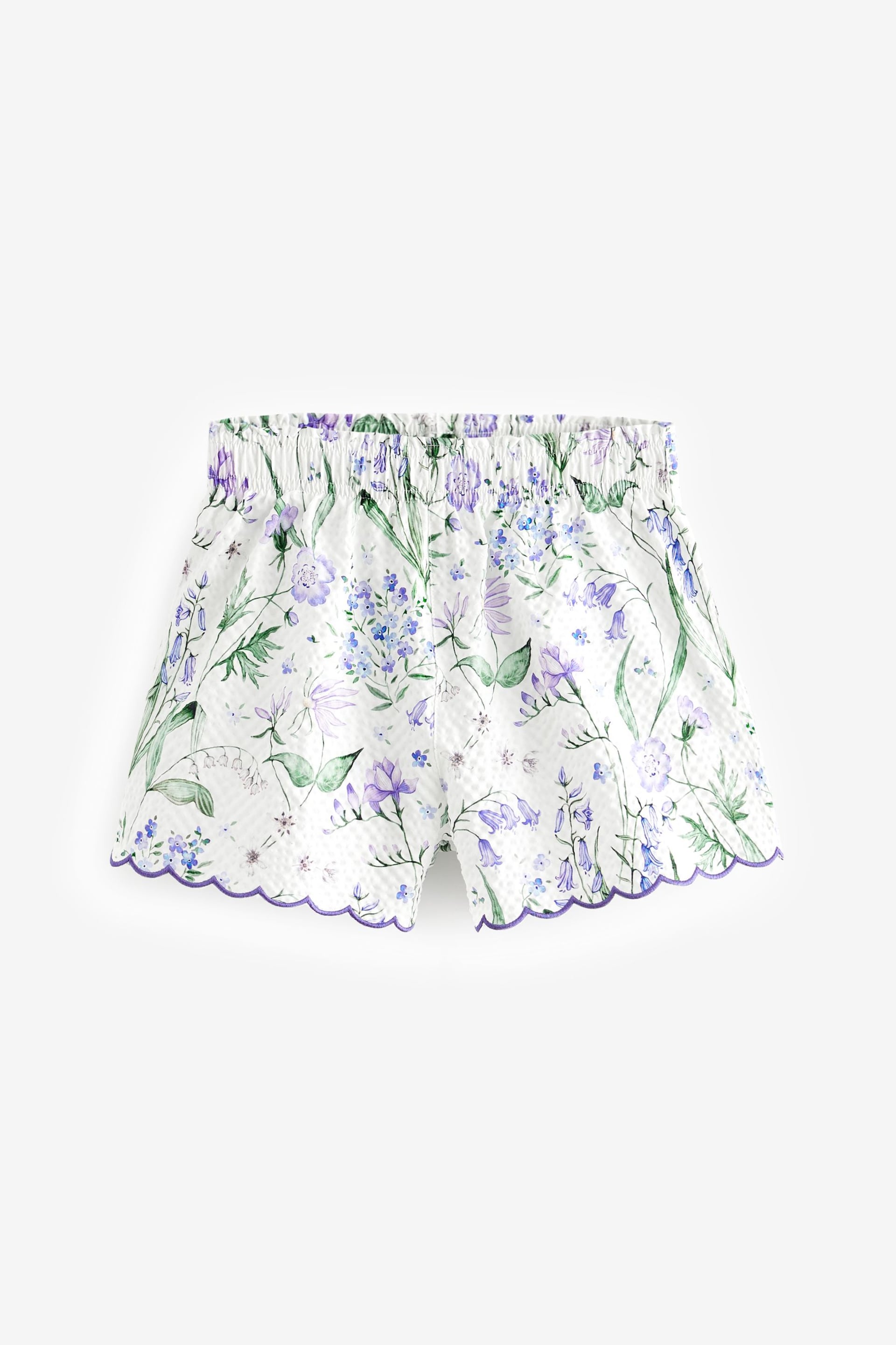 Floral Textured Beach Shorts - Image 5 of 7