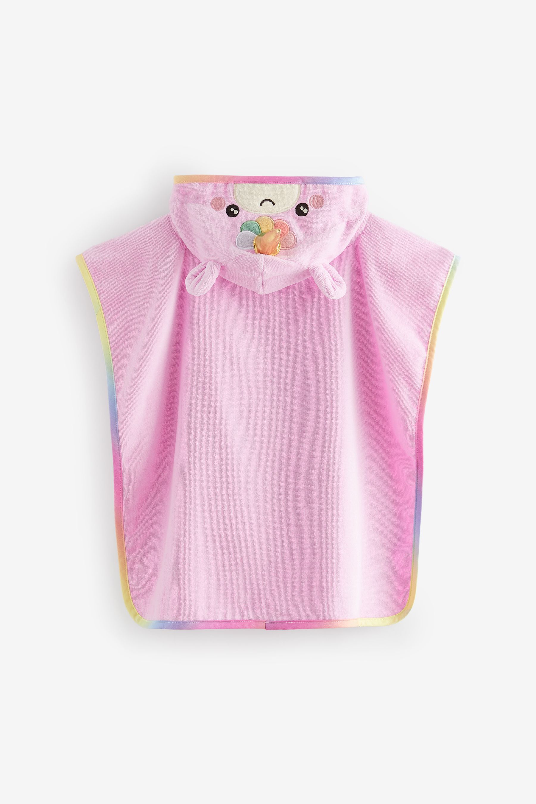 Buy Pink Unicorn 100 Cotton Towelling Poncho 9mths 10yrs from the Next UK online shop