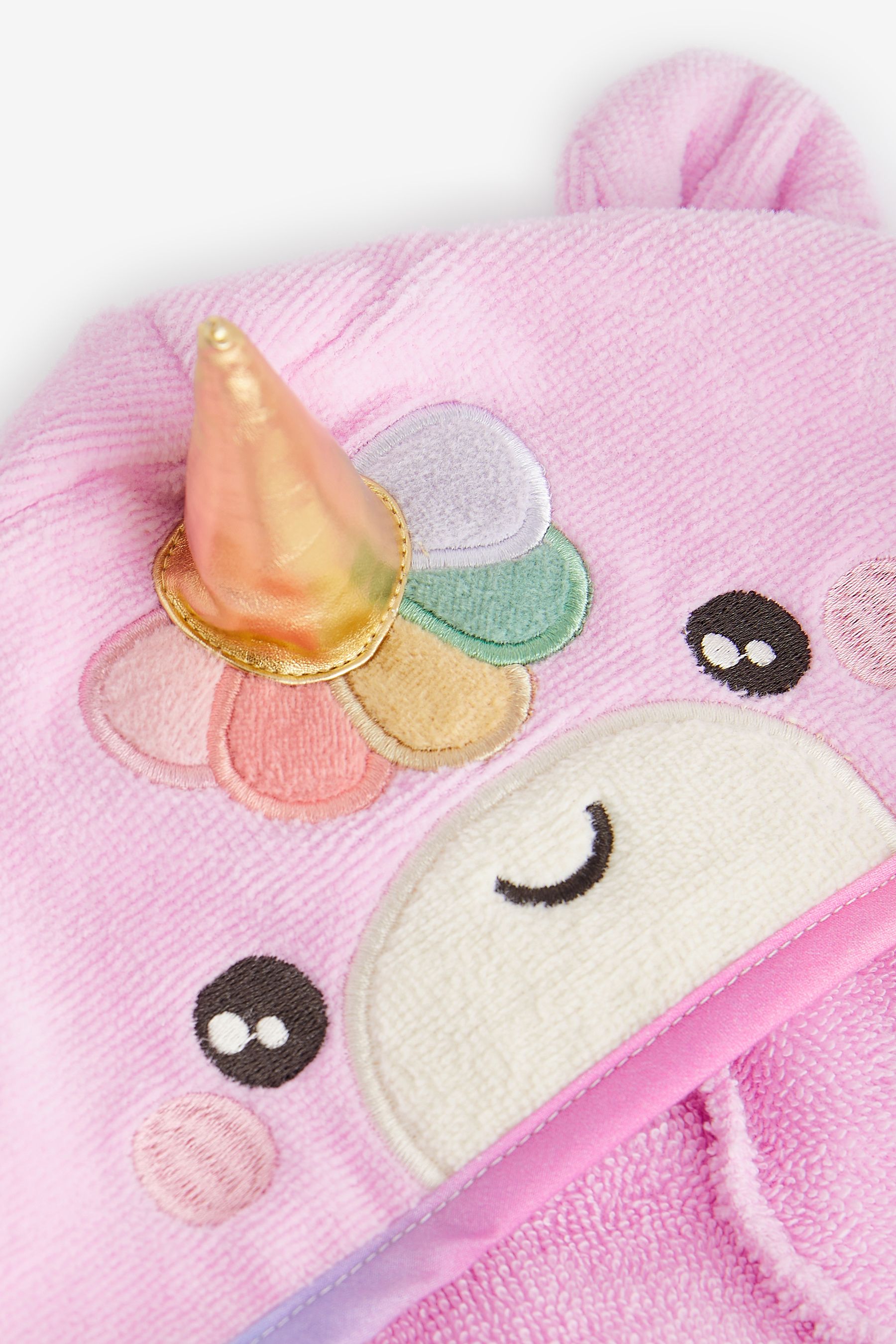 Buy Pink Unicorn 100 Cotton Towelling Poncho 9mths 10yrs from the Next UK online shop