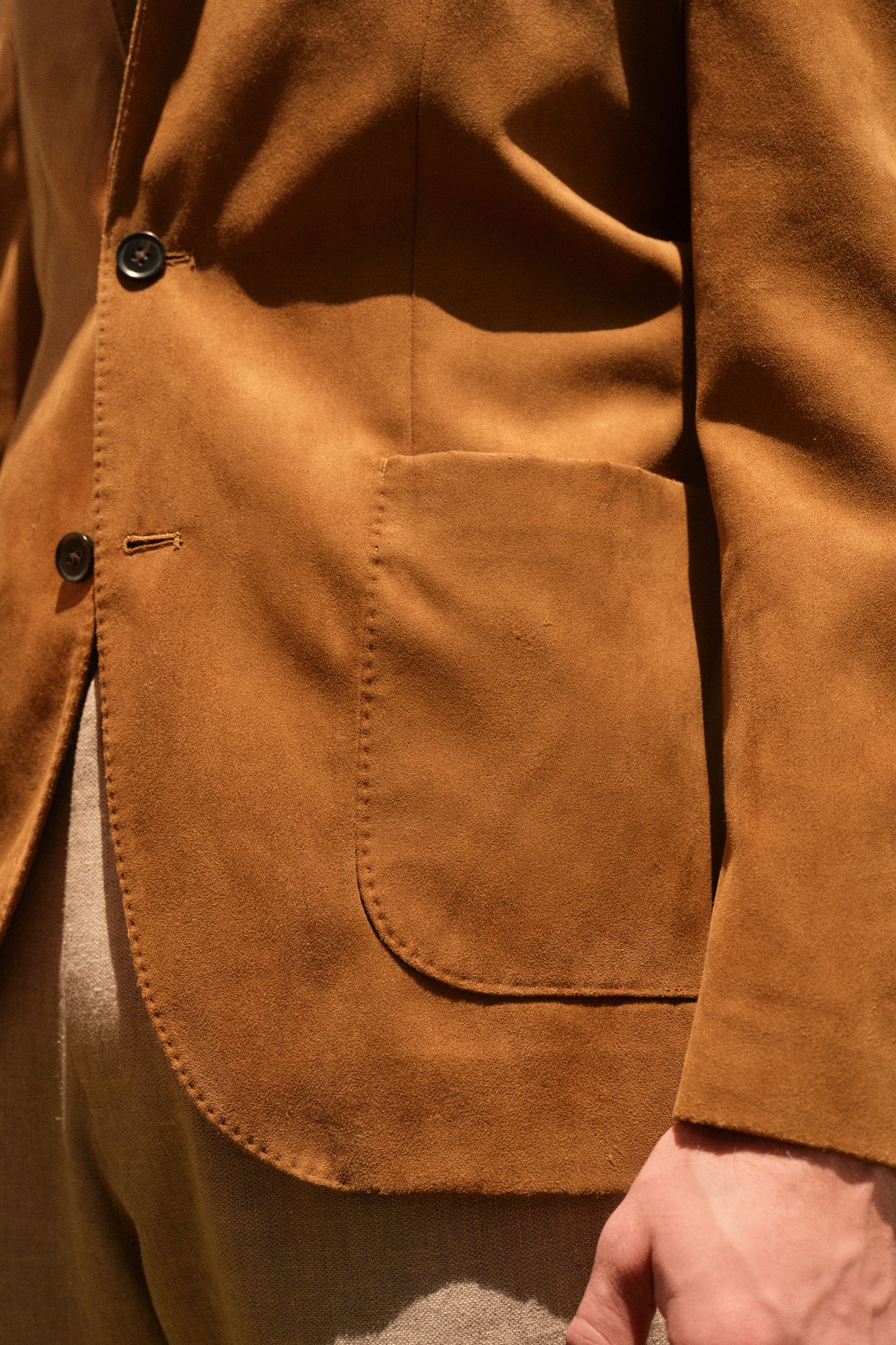 Cognac blazer deals