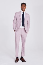 MOSS Pink Slim Fit Quartz Jacket - Image 3 of 5