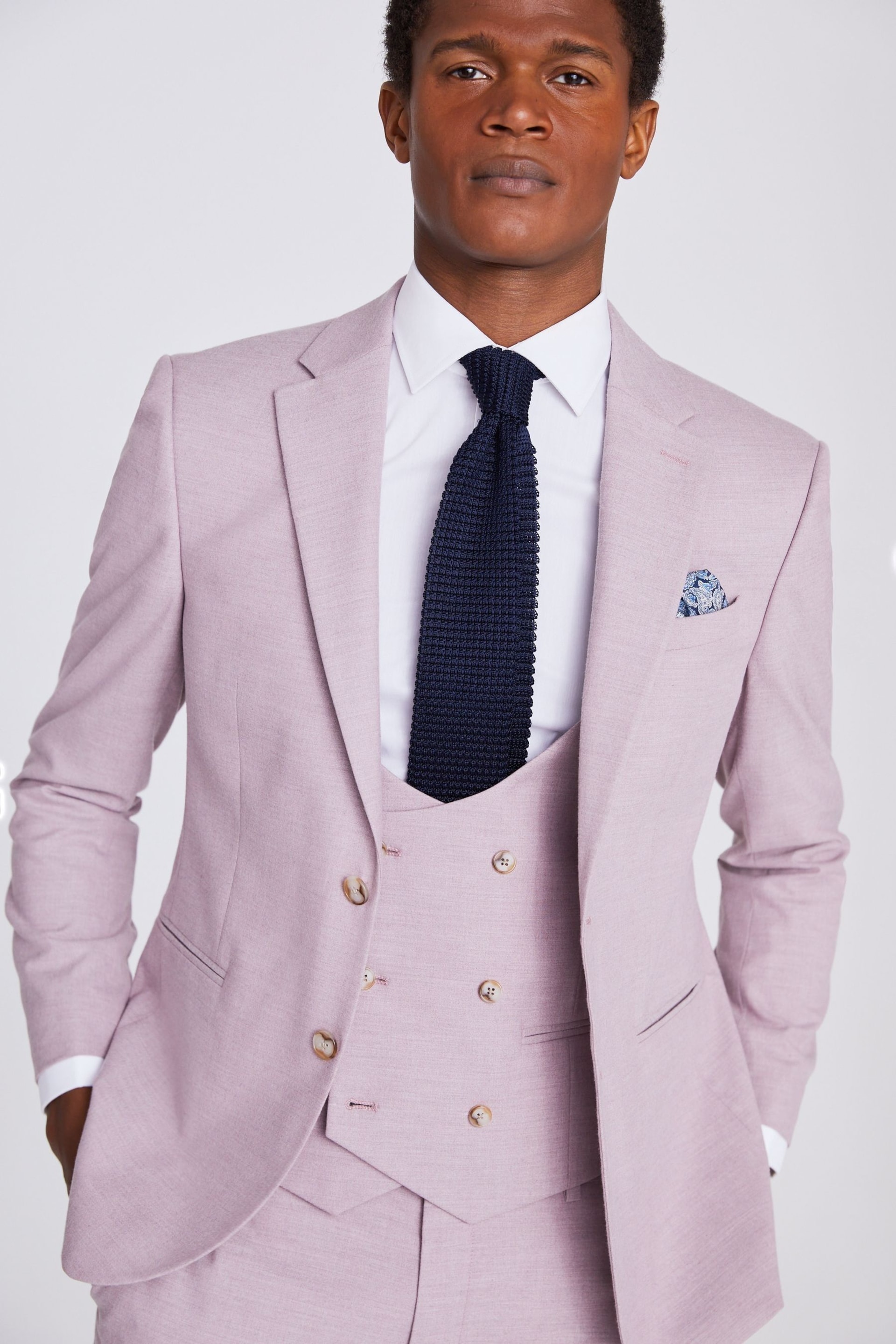 MOSS Pink Slim Fit Quartz Jacket - Image 5 of 5
